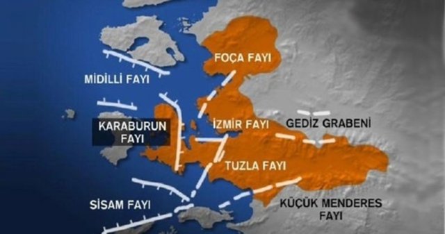 İZMİR DEPREM RİSK HARİTASI 2023 İzmir deprem fay hattı nereden