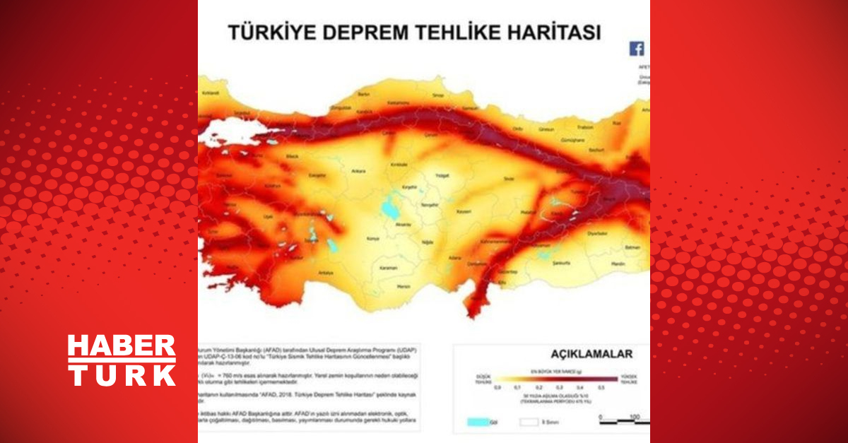 T Rk Ye Mta Yenilenmi Diri Fay Hatt Haritalar Ile Evimin Alt Ndan