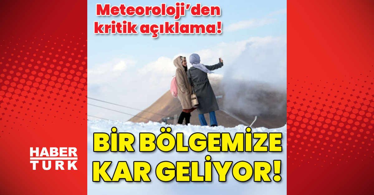 Kar geliyor Meteoroloji den kritik açıklama Hava durumu son dakika