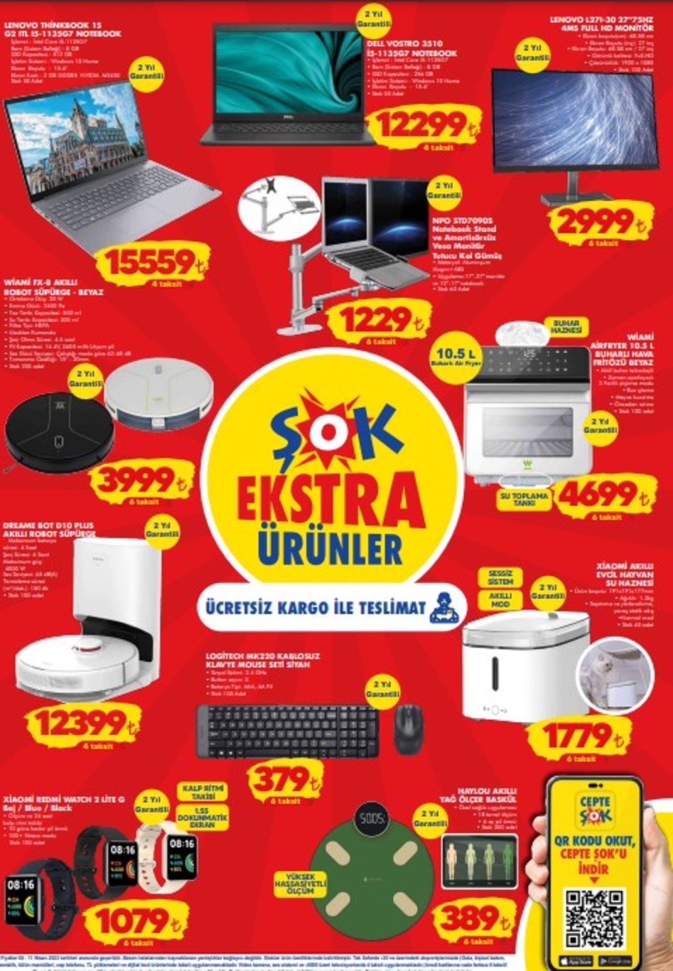 ŞOK'a bayrama özel ürünler geliyor: ŞOK aktüel ürünler 6 - 23 Nisan 2023 kataloğu ile fiyat listesi yayında!