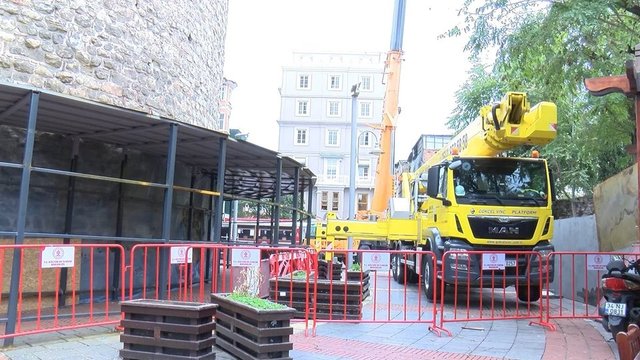 Son Dakika Galata Kulesi Nde Restorasyon Kiloluk Alem Par A