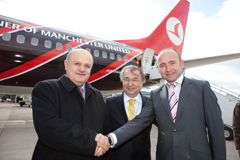 İşte Manchester'lı THY uçağı