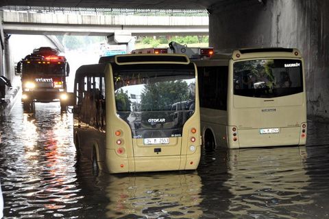 İstanbul'da şiddetli yağış!