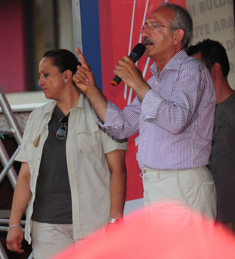 Kılıçdaroğlu'nun mitinginde arbede