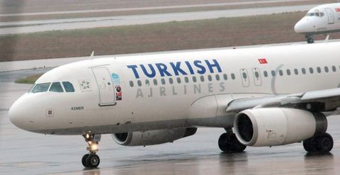 THY uçaklarına Basketbol Şampiyonası logosu