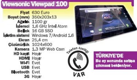 Tablet PC'ler