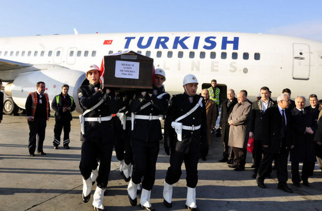 Aydın Menderes bugün son yolculuğuna uğurlanıyor