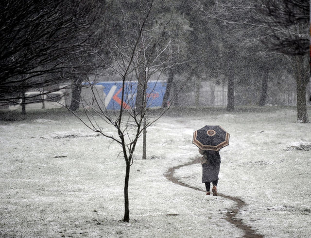 �stanbul'dan Kar Manzaralar�