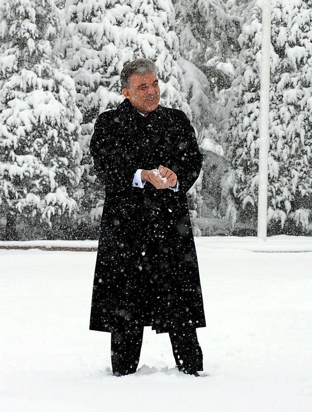 Köşk'te kar sefası!