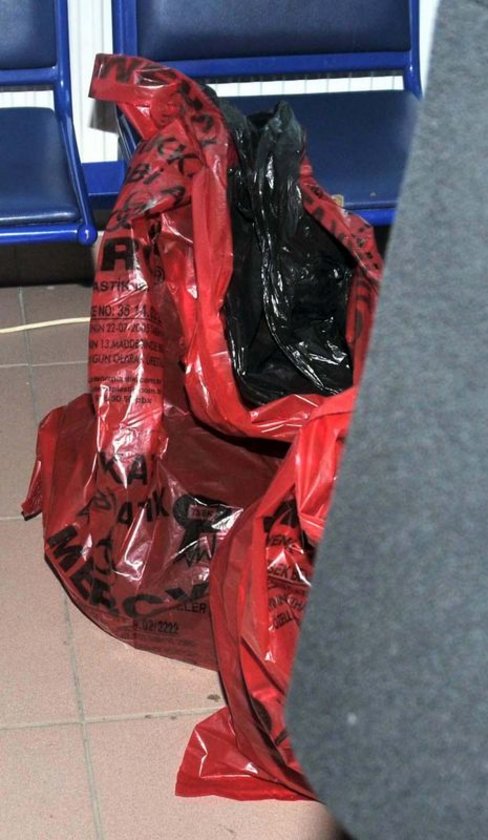 Hastane bahçesinde şok!