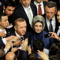 Komutanlar eşli resepsiyonda