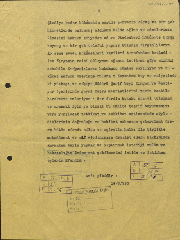 Seyit Rıza’nın 75 yıl sonra ortaya çıkan mektupları