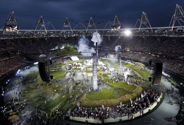 2012 Londra Olimpiyatları başladı