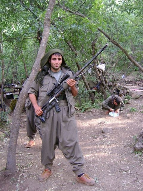 PKK kampından çok özel görüntüler