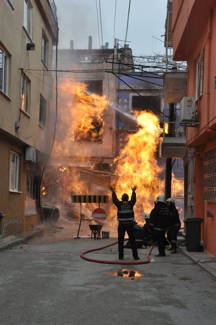 Bursa'da patlama