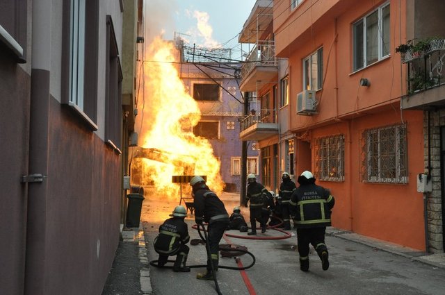 Bursa'da patlama