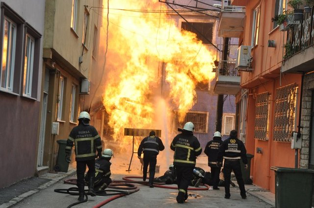 Bursa'da patlama