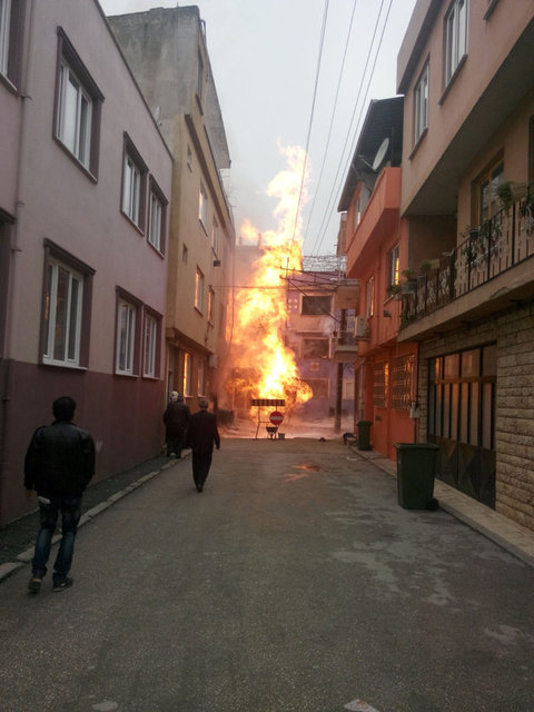 Bursa'da patlama