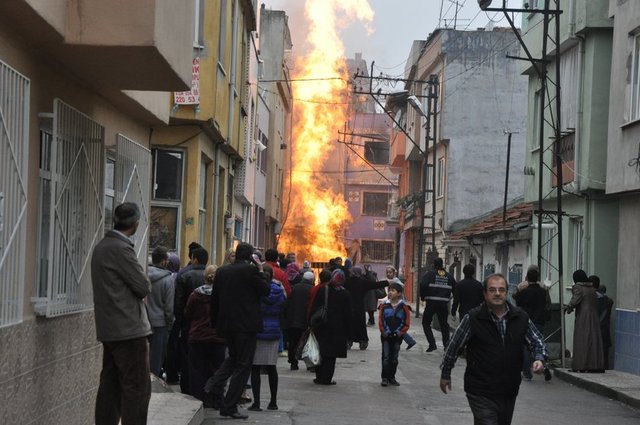 Bursa'da patlama