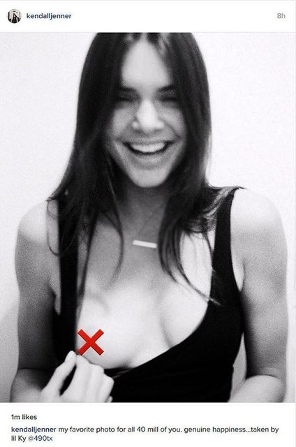 Kendall Jenner'ın 40 milyon takipçi sevinci