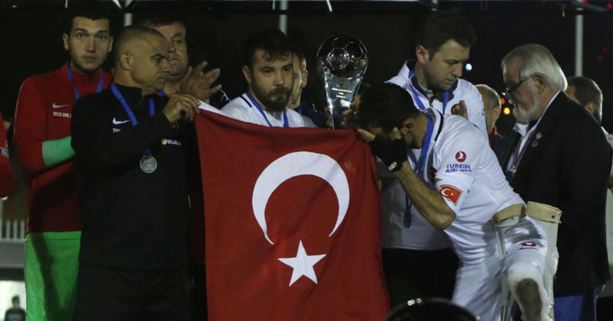 Son dakika Ampute Milli Takımı Dünya 2 ncisi oldu Futbol Haberleri