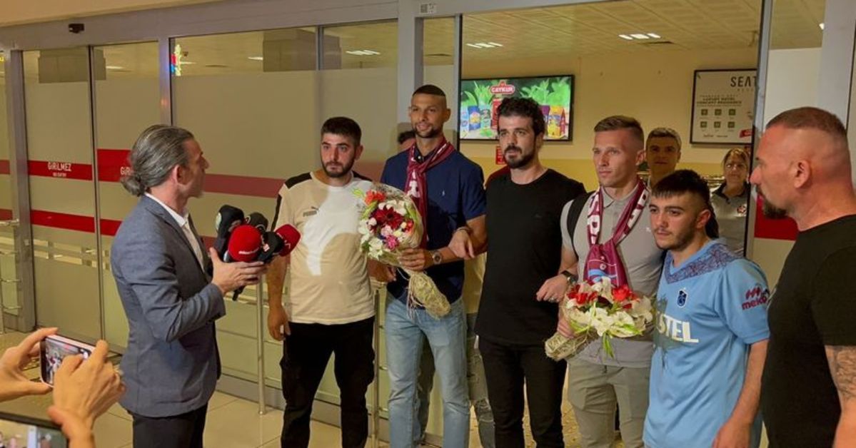 Trabzonspor un yeni transferleri Orsic ve Fernandez e coşkulu karşılama