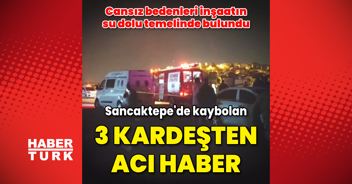 Sancaktepe De Kaybolan Karde In Aat N Temelinde L Bulundu Son