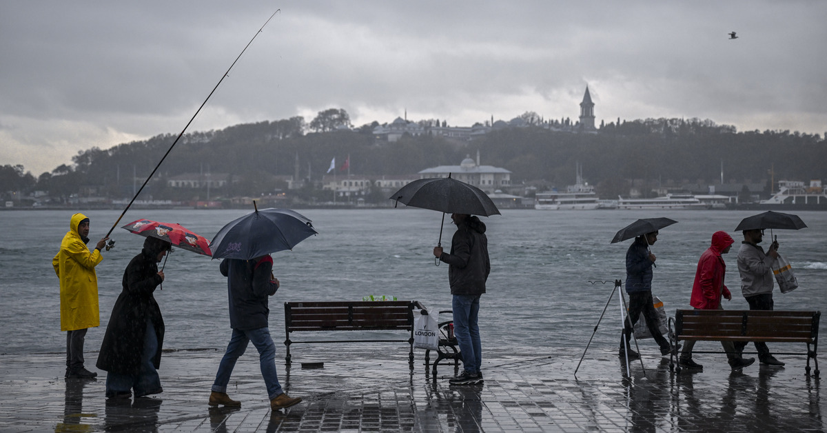 Son dakika hava durumu Bulgaristan üzerinden Trakya ve İstanbul a