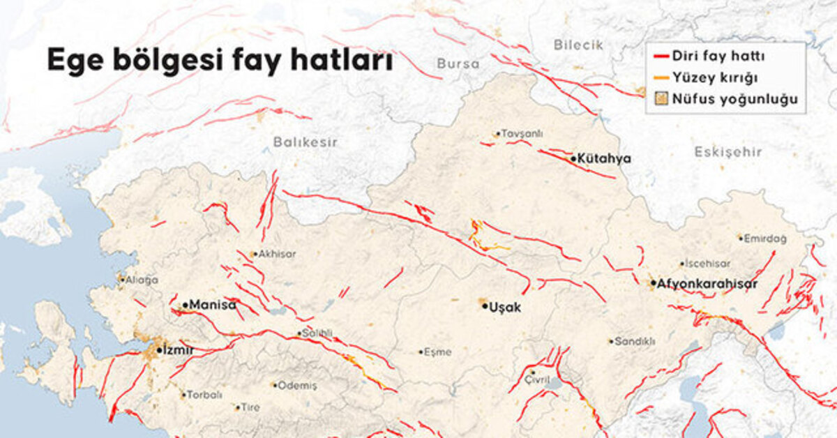 MTA diri fay haritası yenilendi 2024 Fay hattı geçen deprem riskli ile