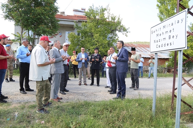 Şehit Miralay Nazım Bey 101 yıl sonra törenle anıldı Milli Mücadele