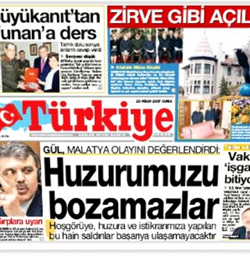 Türkiye Gazetesi halka açıldı