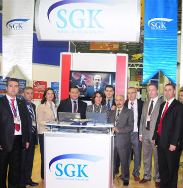 SGK Cebit Bilişim eurasia Fuarı'nda