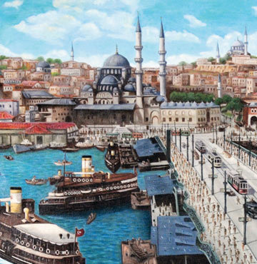 Rum ressamların İstanbul’u