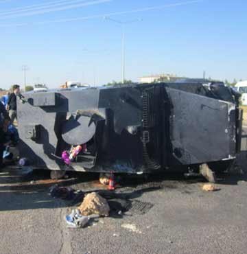 Mardin'de kaza: 4 polis şehit