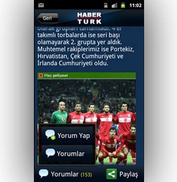 HABERTURK.COM'dan Android'e özel uygulama