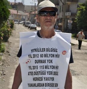 hiv li hasta protesyo icin yollarda