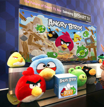 Angry Birds televizyonda oynanabilecek