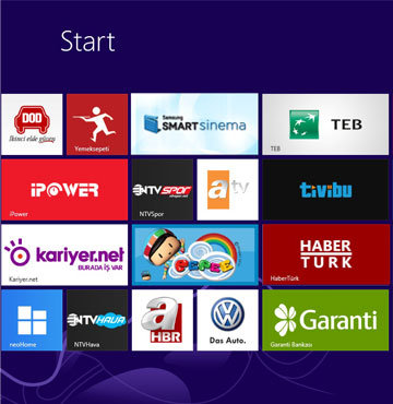 Windows 8 Mağaza Türkiye’ye açıldı