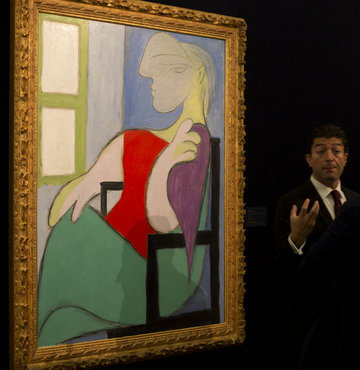Picasso'nun tablosu 44,9 milyon dolara satıldı