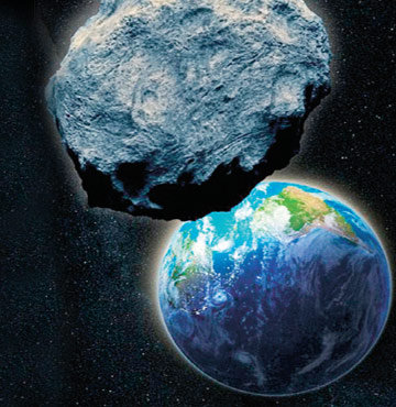 Asteroit dünyayı teğet geçti