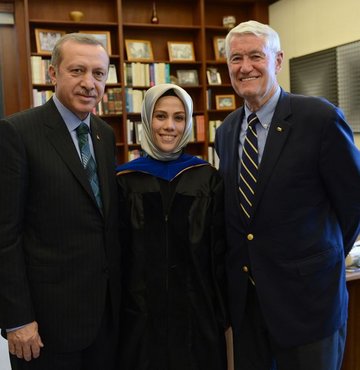 Başbakan, kızının mezuniyetine katıldı