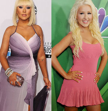 Christina Aguilera 22 kilo verdi