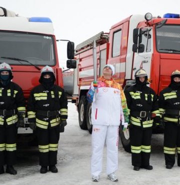 Olimpiyat ateşi Kazan'da