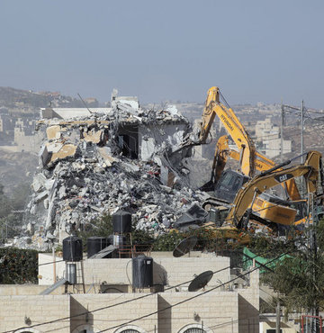 İsrail'den Filistinlilerin evlerine yıkım