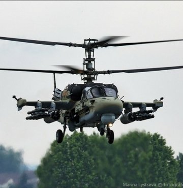 Kırım semalarında Rus helikopterleri