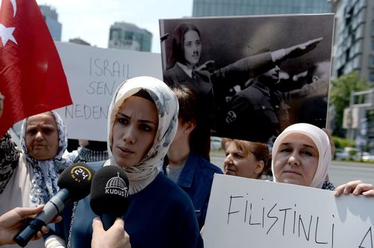 Erdoğan'ın kızı İsrail'i protesto etti