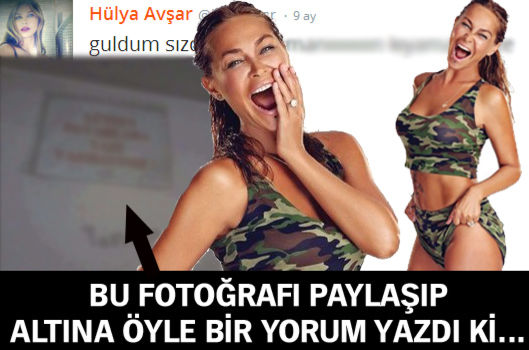 Hülya Avşar bu fotoğrafı paylaştı!