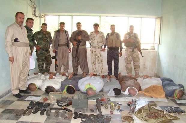 Kerkükte 8 IŞİD militanı tutuklandı Kerkükte 8 IŞİD militanı tutuklandı