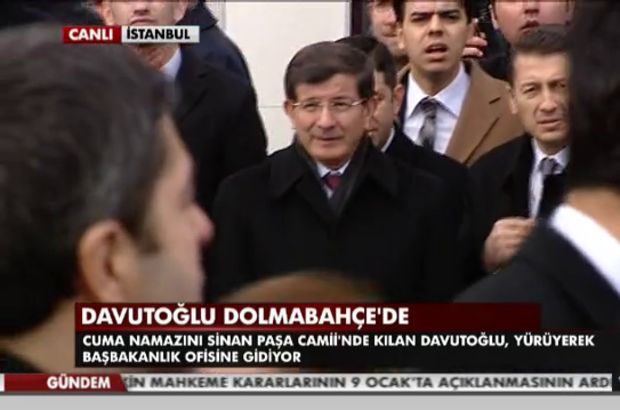Başbakan Davutoğlu bunu ilk kez yaptı