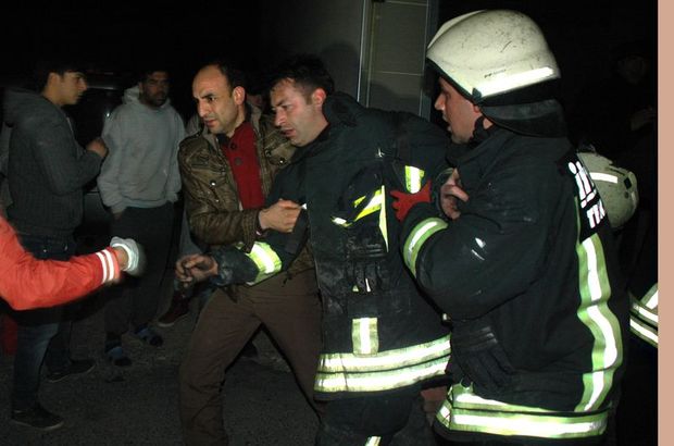 Çorlu'da korkutan yangın: 5 yaralı